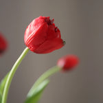 Tulipáncsokor piros művirág csokor