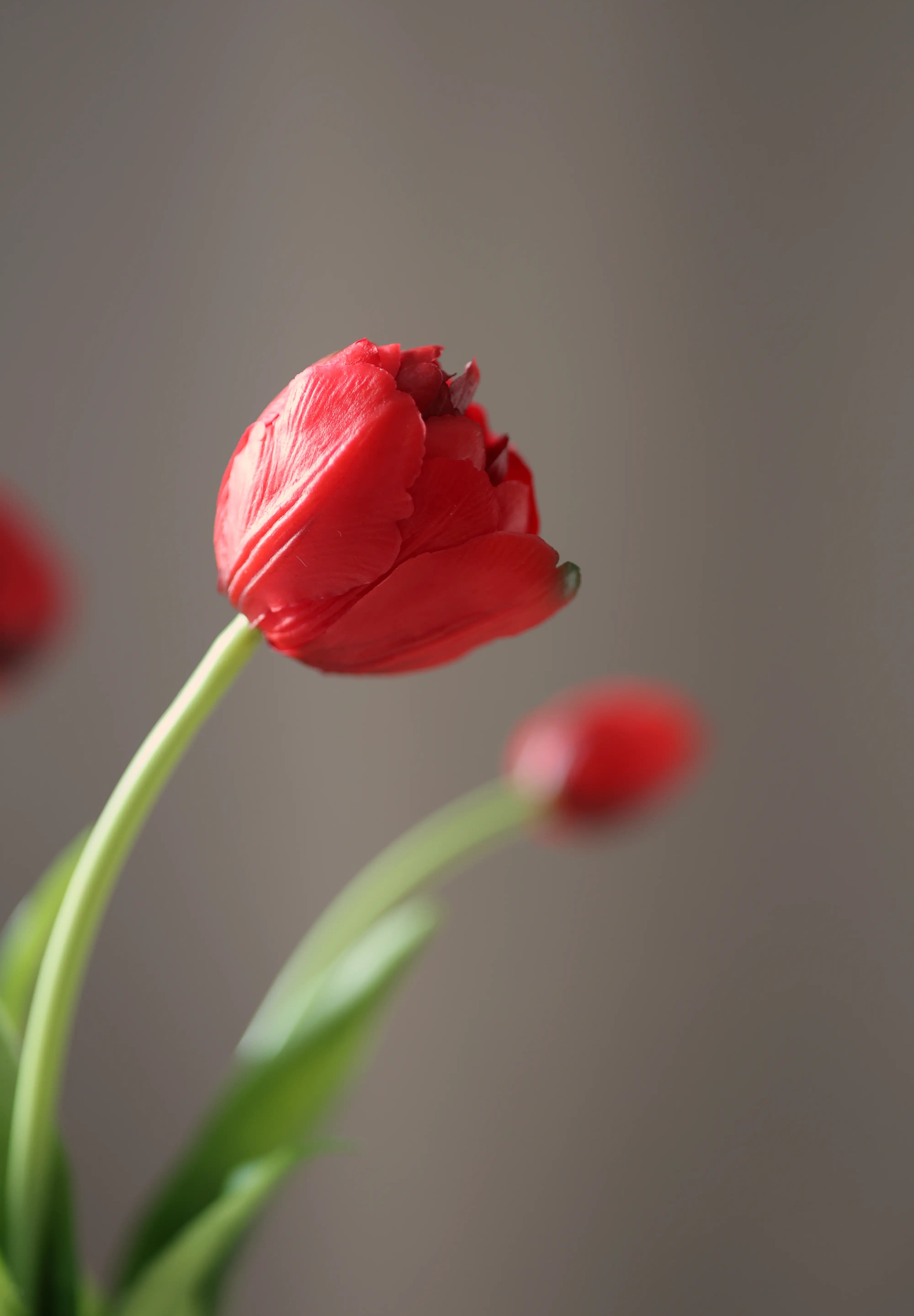 Tulipáncsokor piros művirág csokor